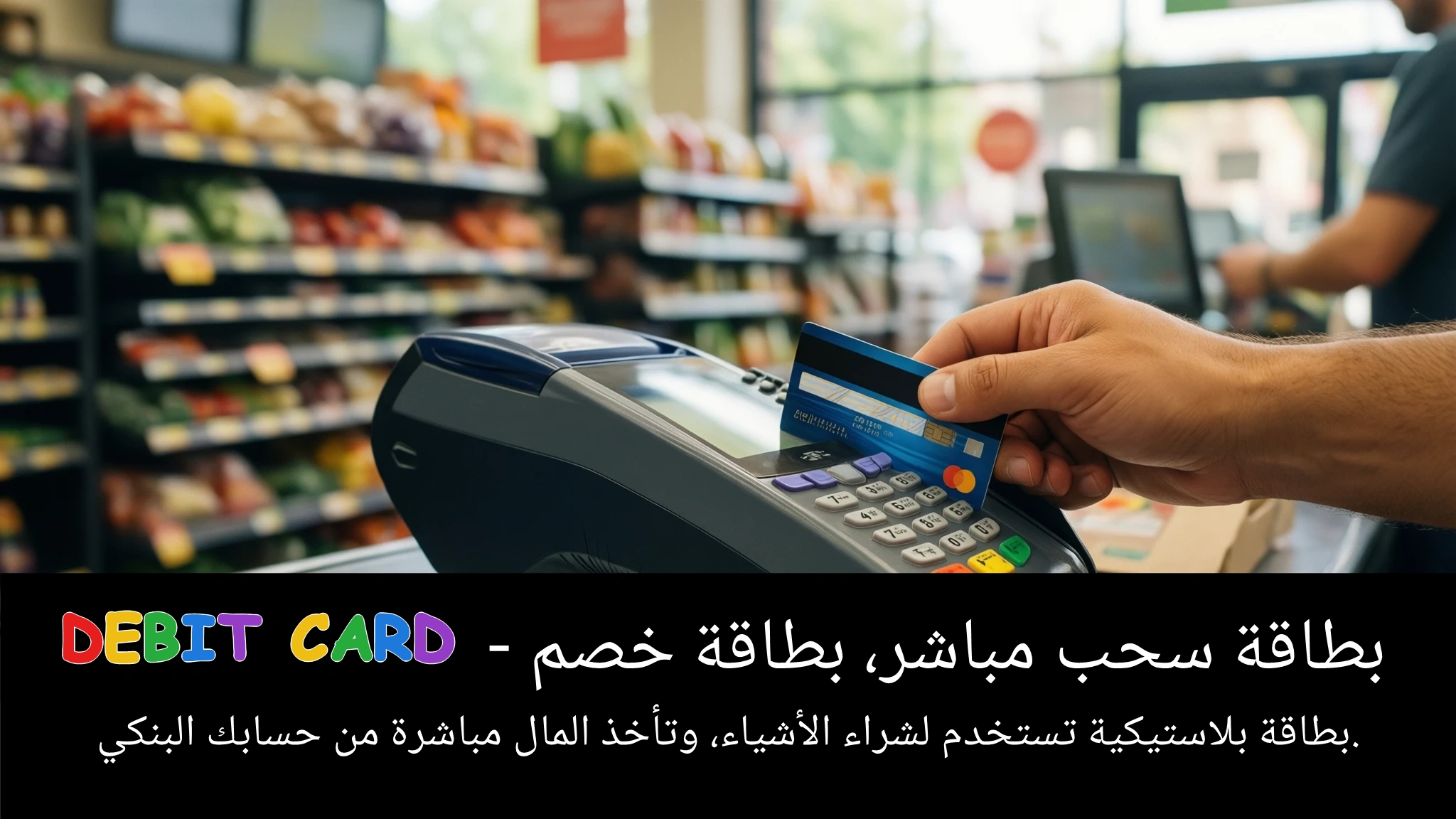 Arabic Illustration for debit card